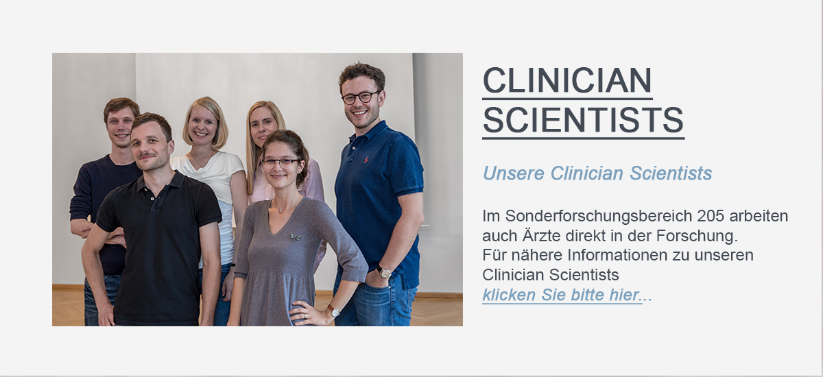 Hier werden Sie zu den Clinician Scientists des SFBTRR 205 weitergeleitet.