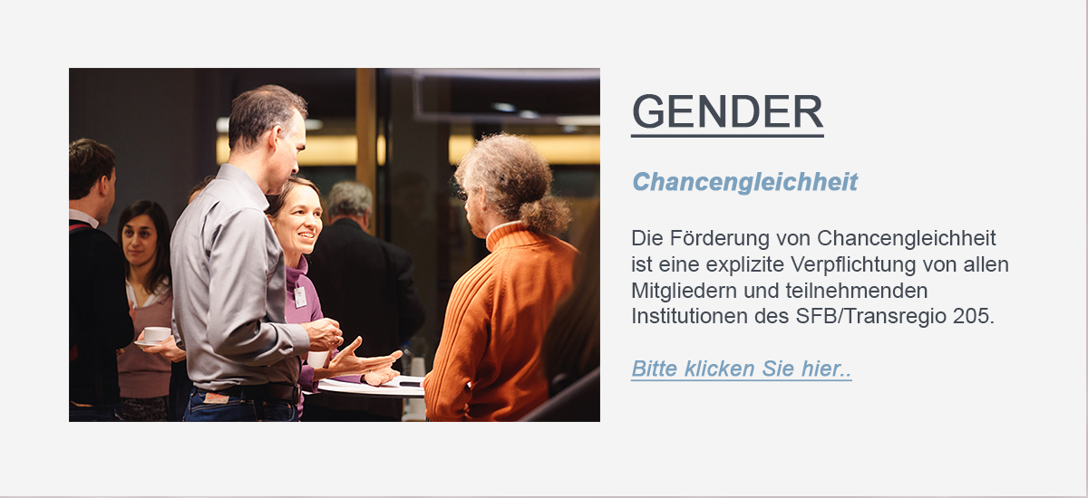 Hier sollte der Linkbutton, welcher zur GenderPROGRAMMseite des SFB/TRR 205 führt, zu sehen sein.